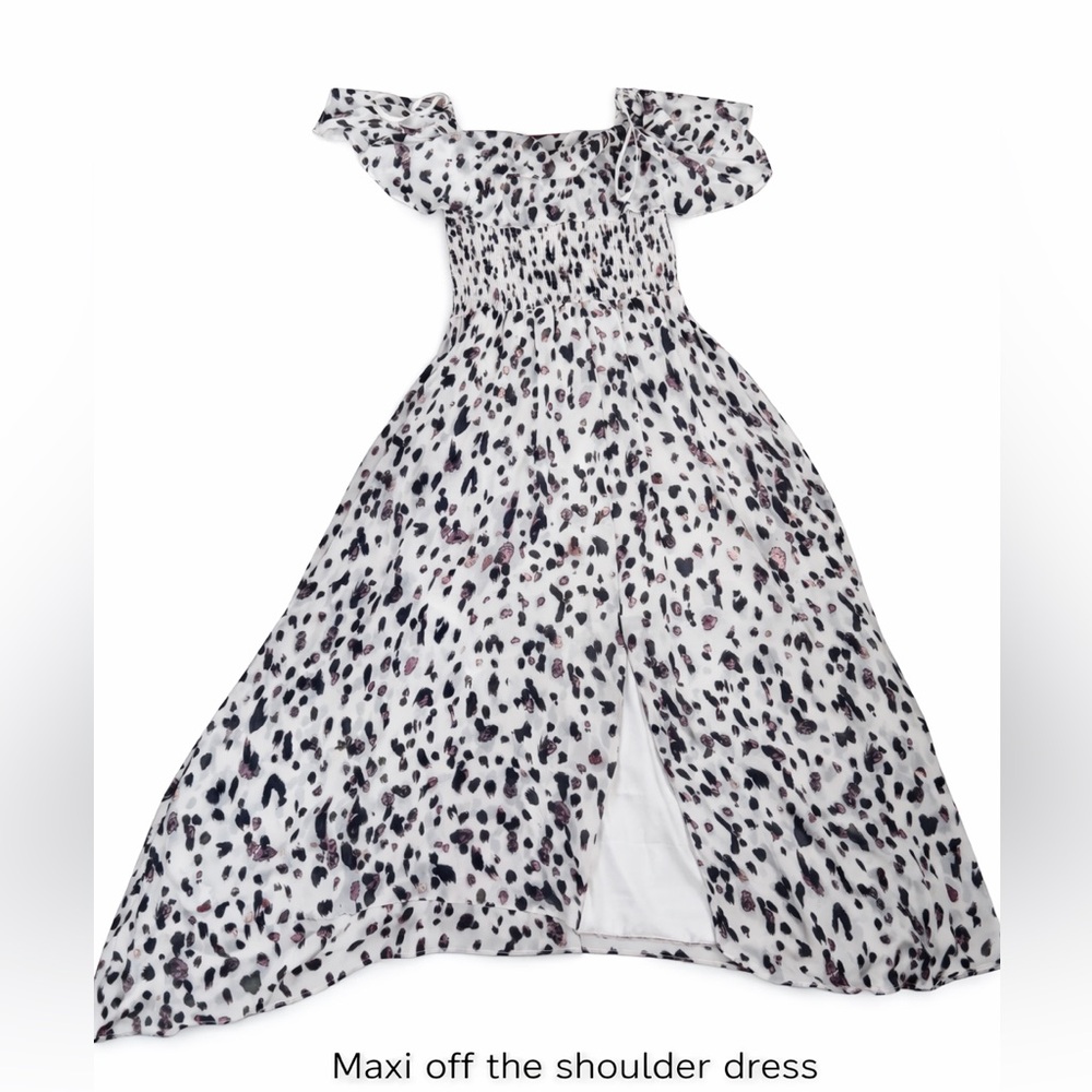 Leopard Print Maxi Dress